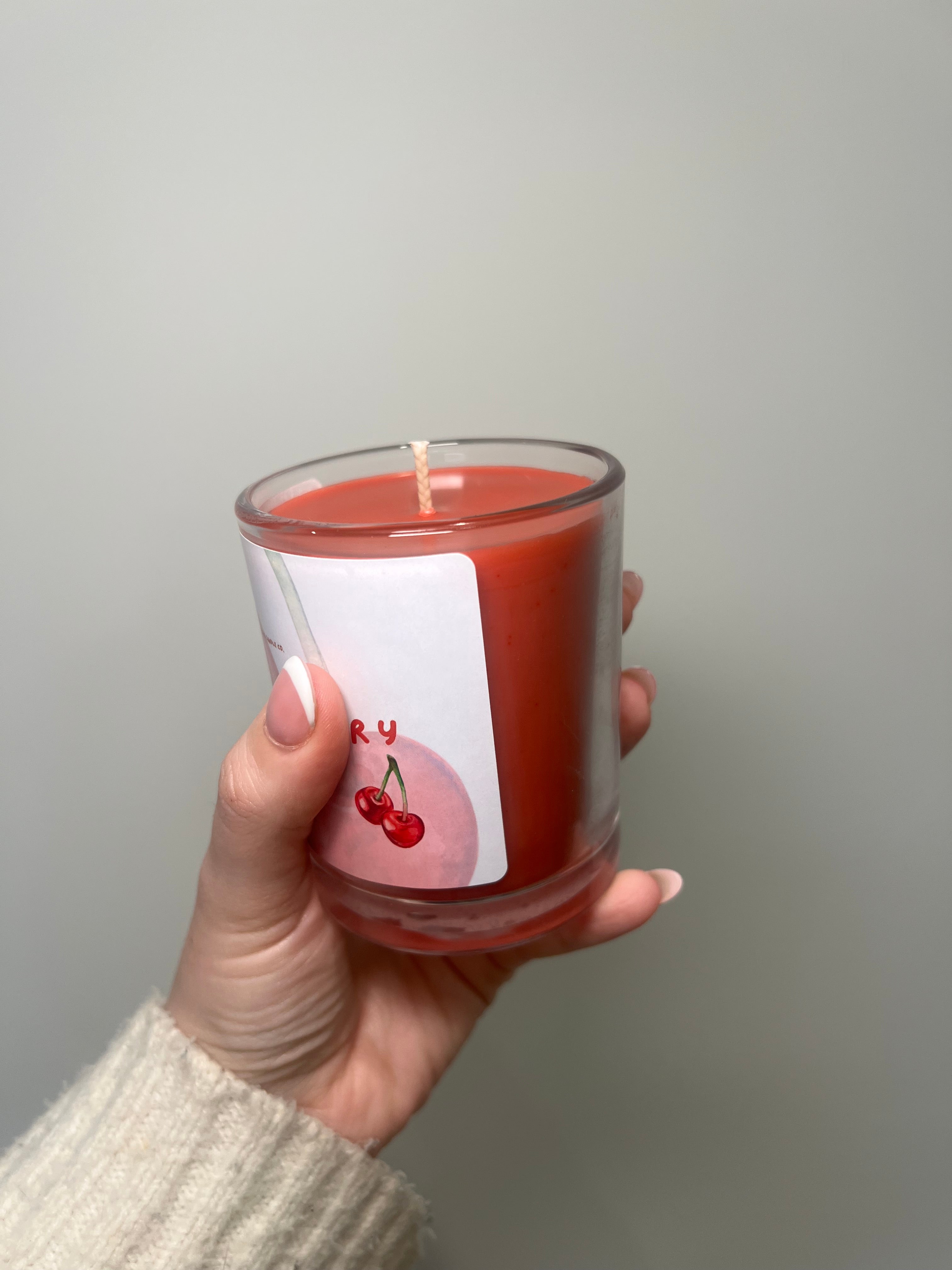 Juicy Cherry Scented Candle 200g