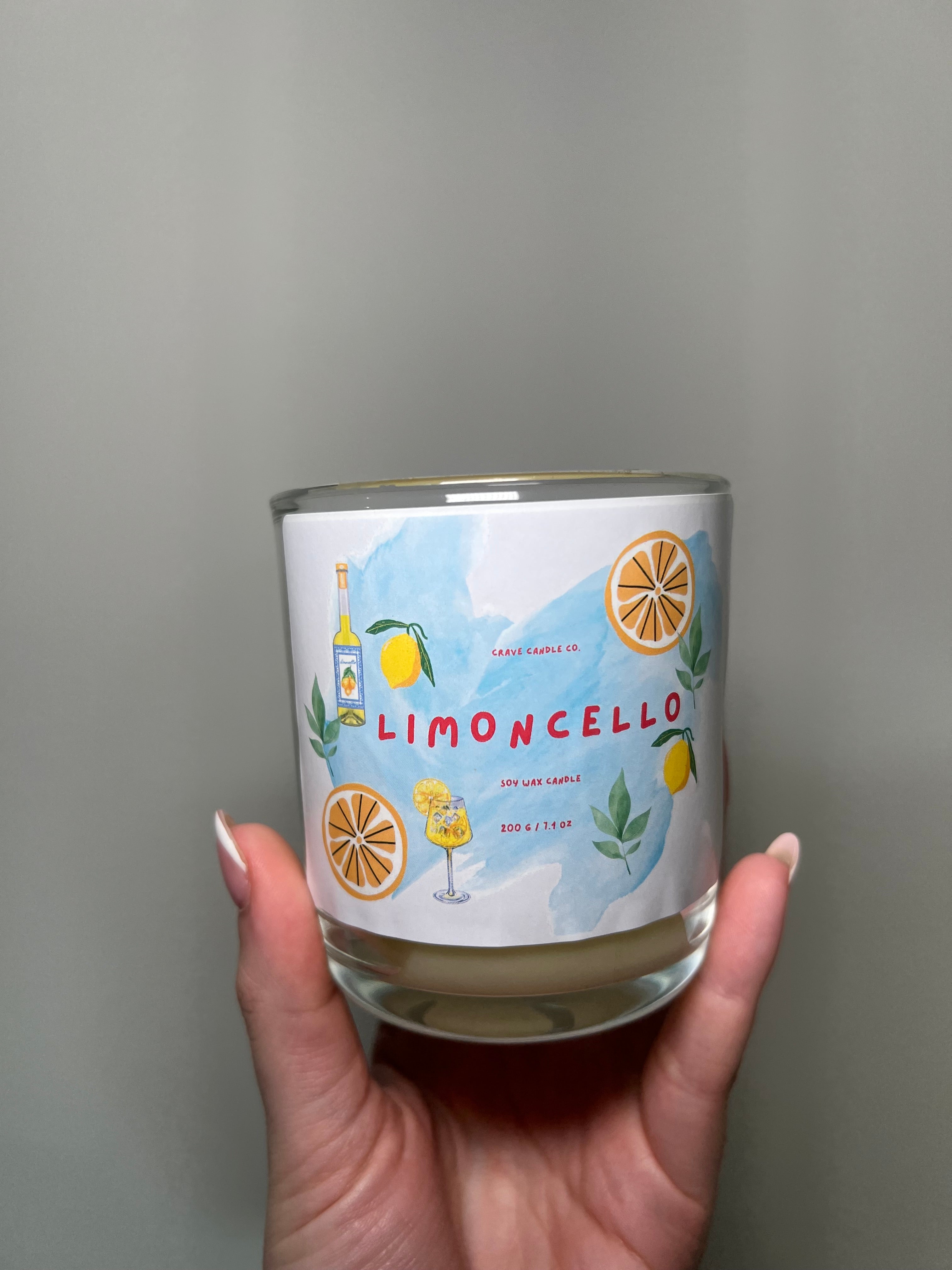 Limoncello Scented Candle 200g