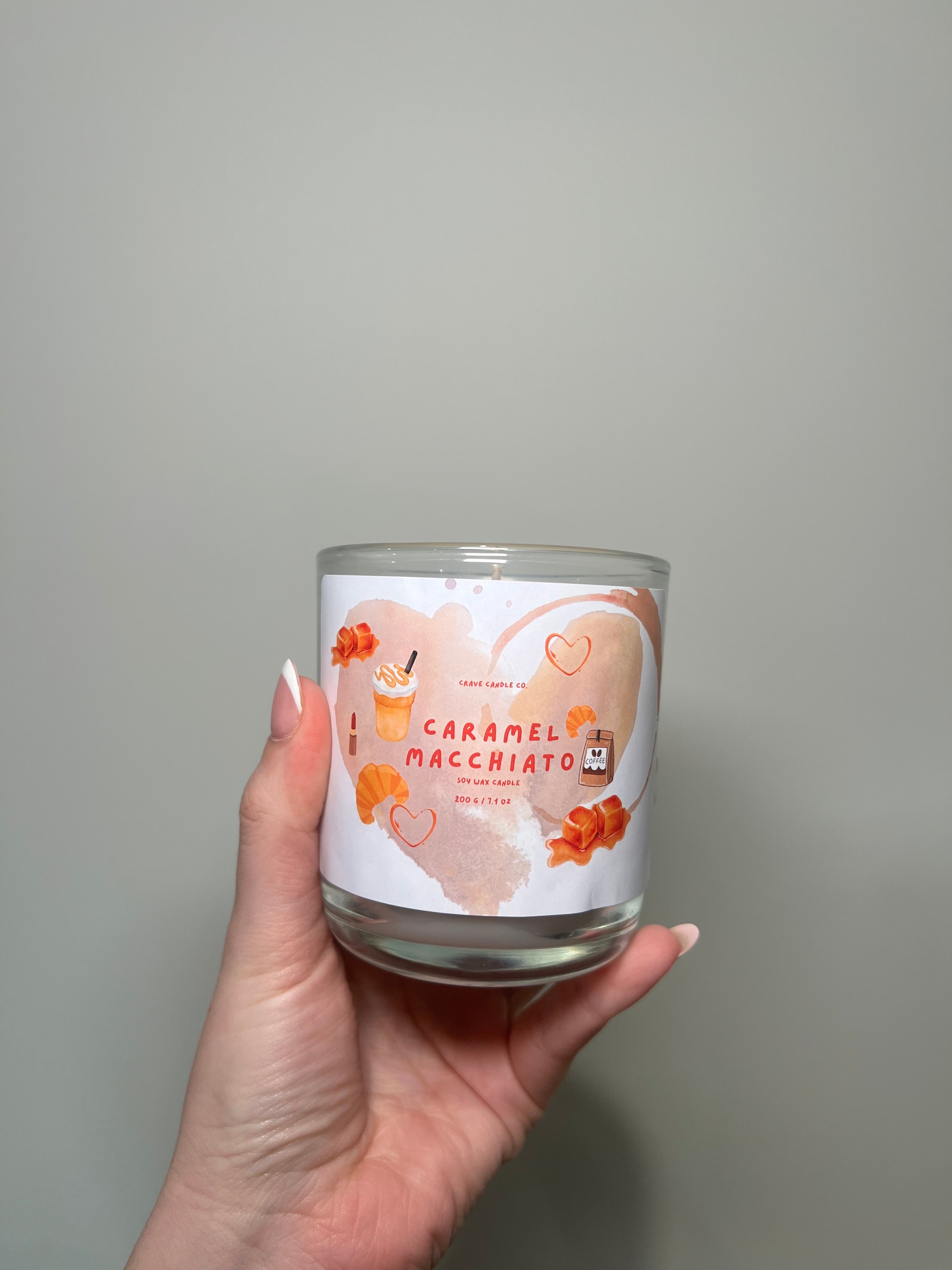 Caramel Macchiato Scented Candle 200g
