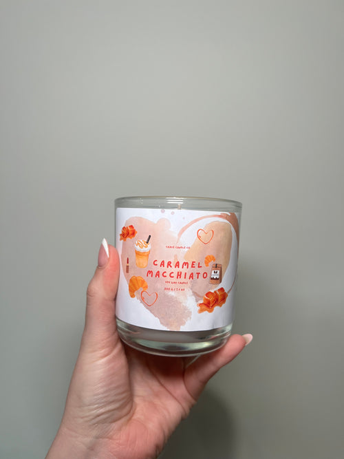 Caramel Macchiato Scented Candle 200g
