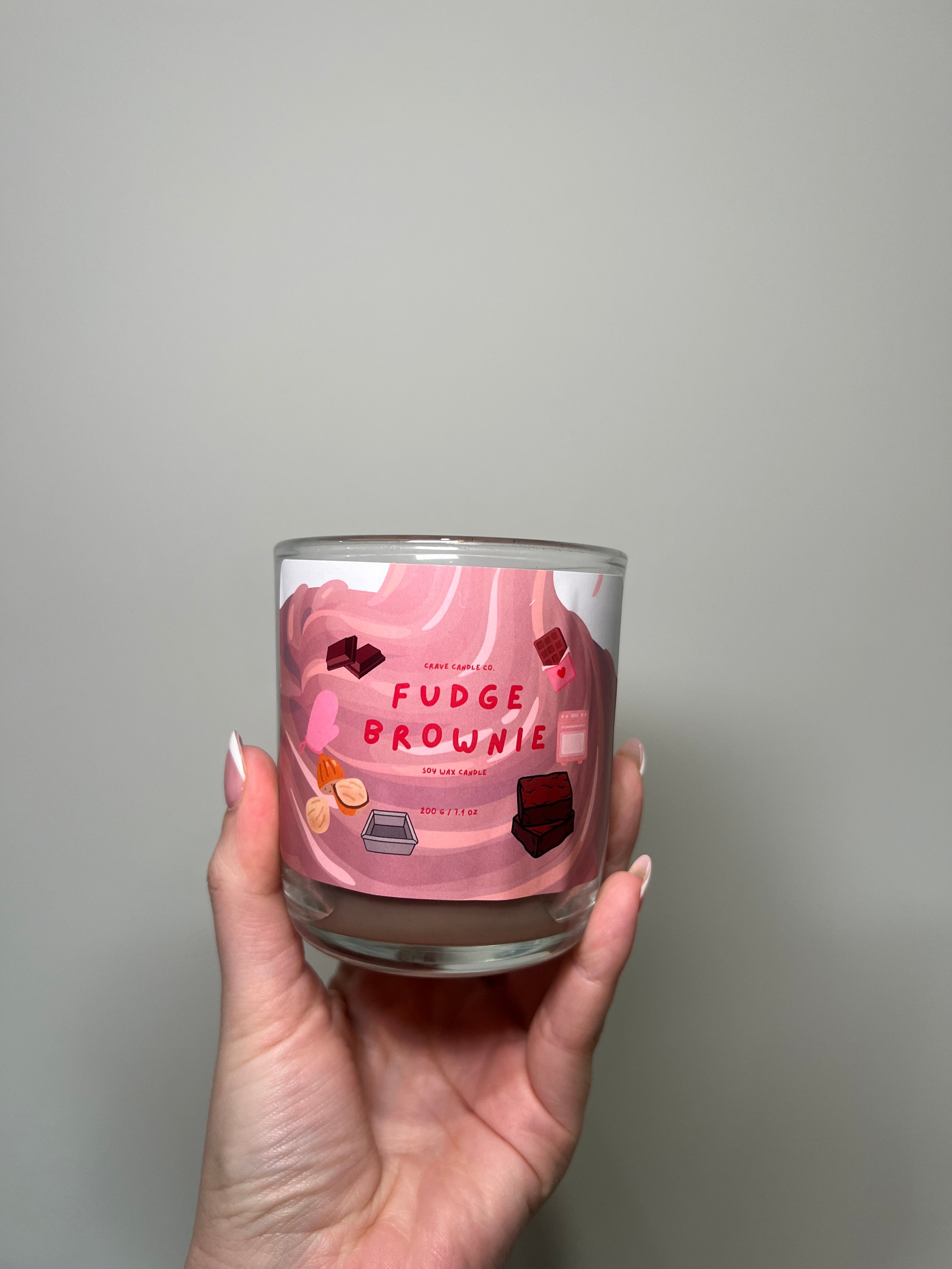 Fudge Brownie Scented Candle 200g